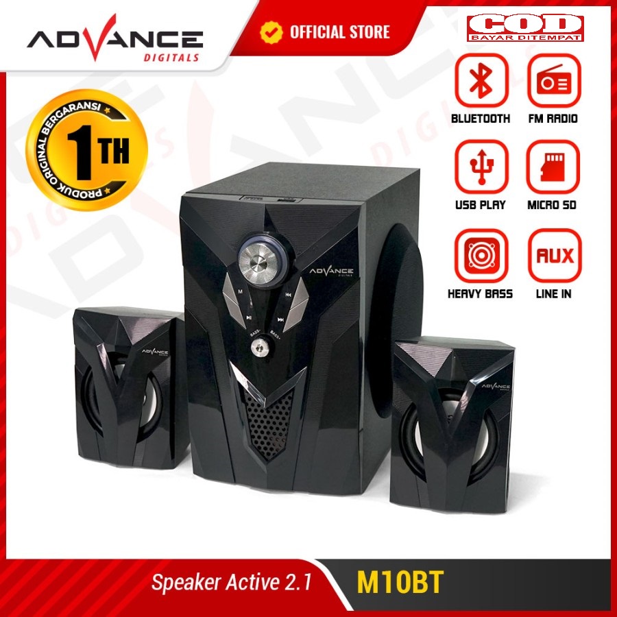 ADVANCE M10BT Speaker Stereo Bluetooth Xtra Bass Subwoofer