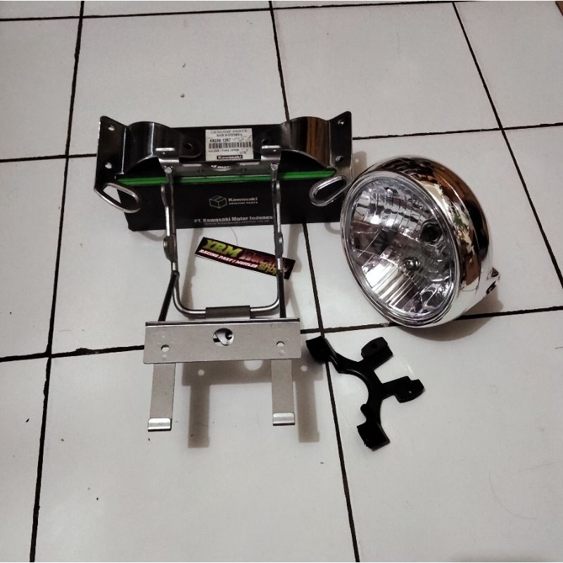 Termurah lampu bulat ninja ss R 1set breket