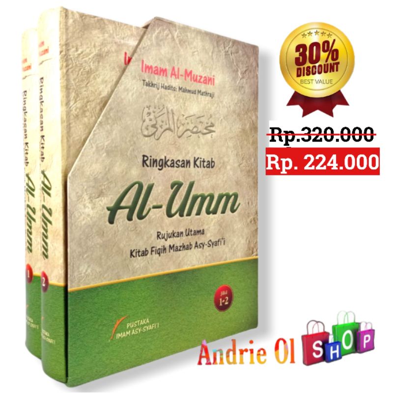 Buku Ringkasan Kitab Al-Umm 2Jilid Lengkap | Pustaka Imam Syafii
