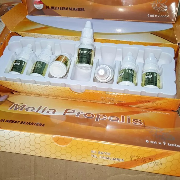 Melia Propolis ORIGINAL 1 box isi 7 botols @6ml