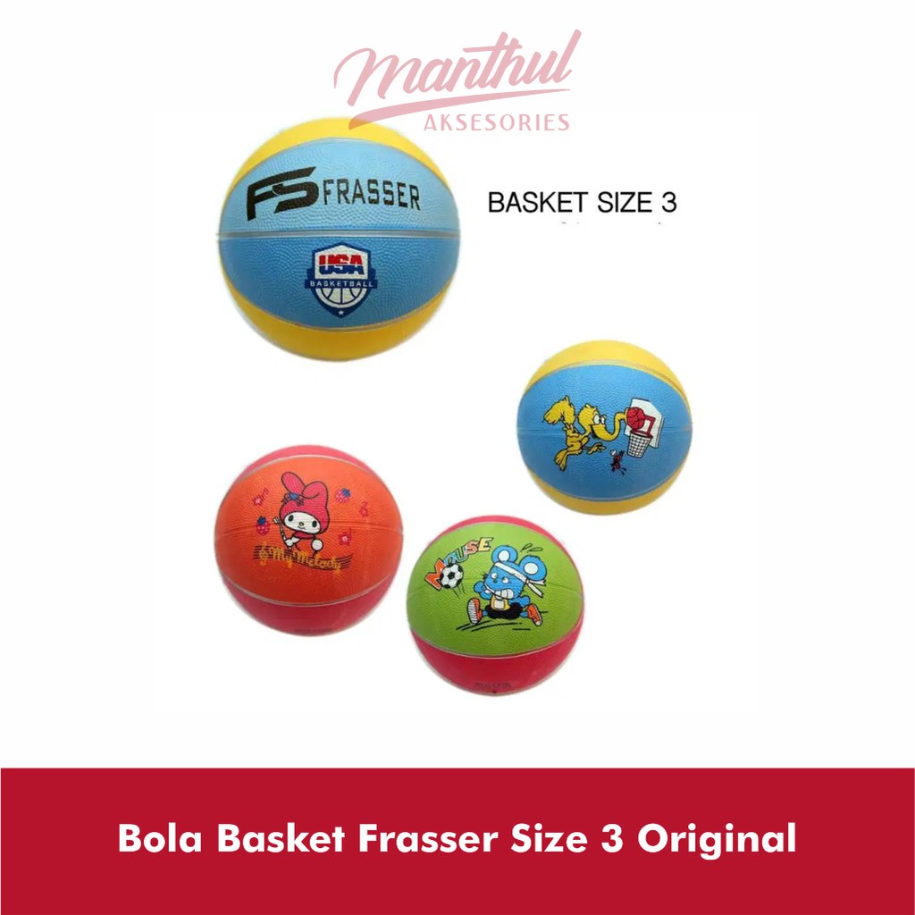 Bola Basket Frasser Size 3 Original