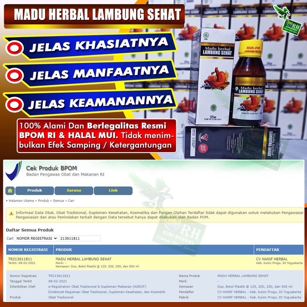 MADU HERBAL LAMBUNG SEHAT Obat Asam Lambung Khusus 100% Asli Original - Madu Lambung Obat Penurun Asam Lambung Tinggi, Maag Kronis, Magh Akut, Gerd, Heartburn, Aslam Naik Ke Dada, Gastritis, Begah, Nyeri Ulu Hati, Dll-3