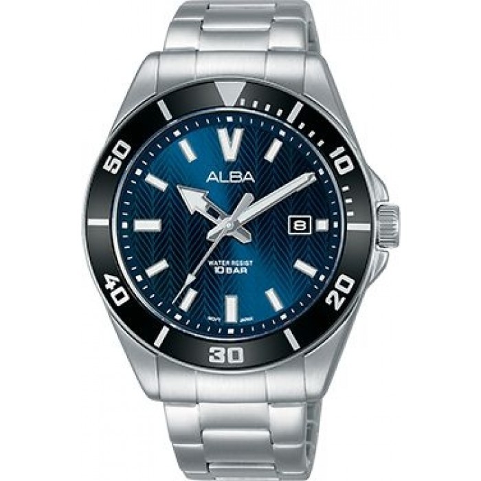 Alba AG8J33SX1 Blue Dial Sports 100M - Jam Tangan Pria