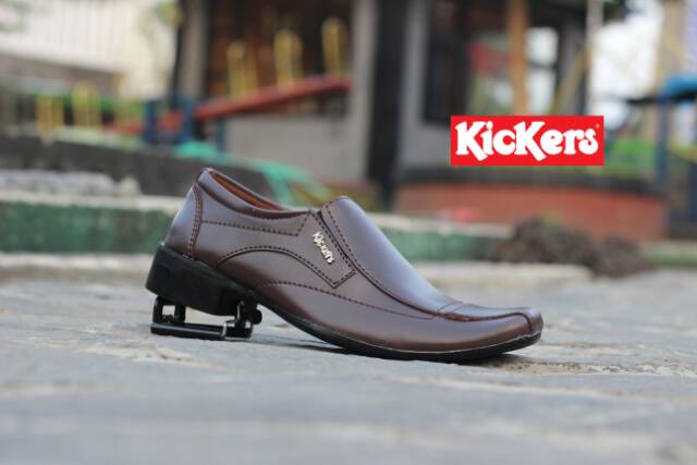 Sepatu Kickers Casual Formal Santai Kantor Kuliah Kerja Dinas Pantofel Vantopel PDH PDL Dishub Polri