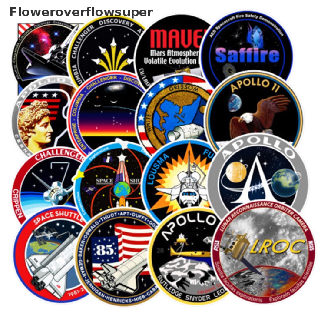 45Pcs Outer Space Graffiti Stickers Astronaut For Luggage Pvc Waterproof 