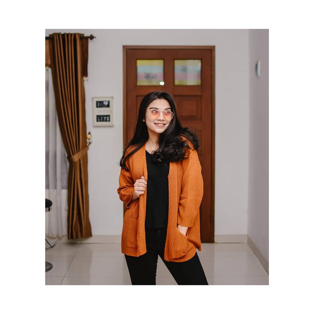 LOOCY CARDIE RAJUT WANITA - SWEATER WANITA - SWEATER RAJUT KNIT-1