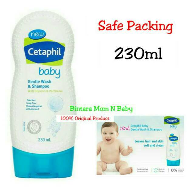 Cetaphil Baby Gentle Wash and Shampoo 230ml / Sabun Bayi Cetaphil  230 ml