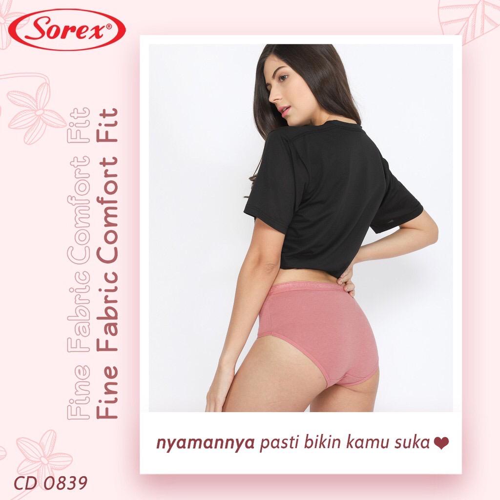 CD SOREX 0839 KATUN - CELANA DALAM SOREX KATUN - CELANA DALAM WANITA SOREX  KATUN / SOREX CD FINE FABRIC COMFORT FIT STRECH 0839 M L EL QL - PAKAIAN DALAM WANITA AKTUN SUPER STRECH - ARA98STORE