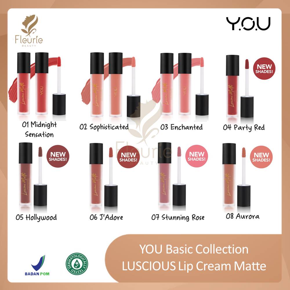 YOU Luscious Lip Cream Matte Original BPOM