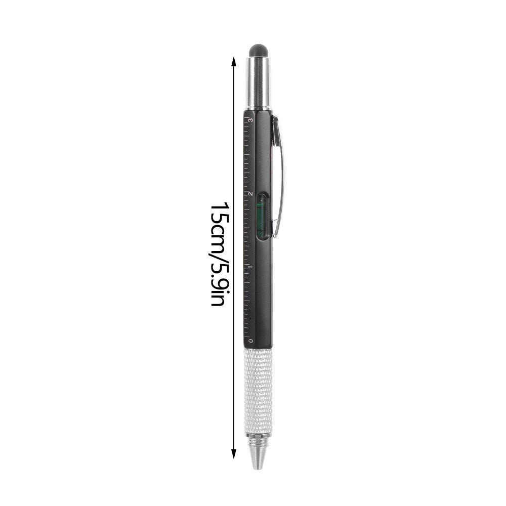 Populer Pen Multifungsi Alat Tukang Bangunan Obeng Layar Touch Ballpoint Pen