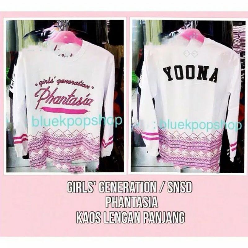 Kaos Lengan Panjang Kpop SNSD / Girls' Generation 'Phantasia' Member