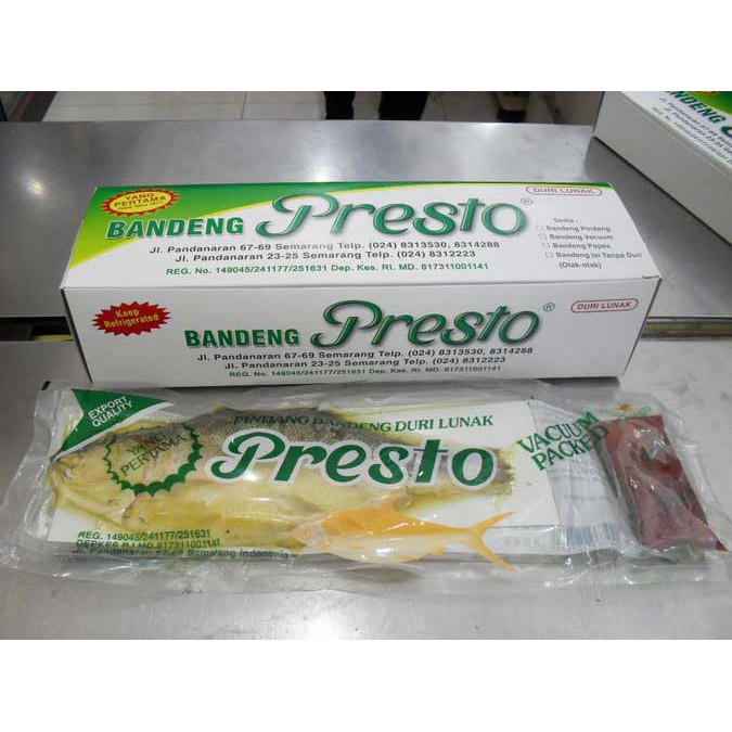 BANDENG PRESTO DURI LUNAK VACUUM MERK PRESTO (ORIGINAL)