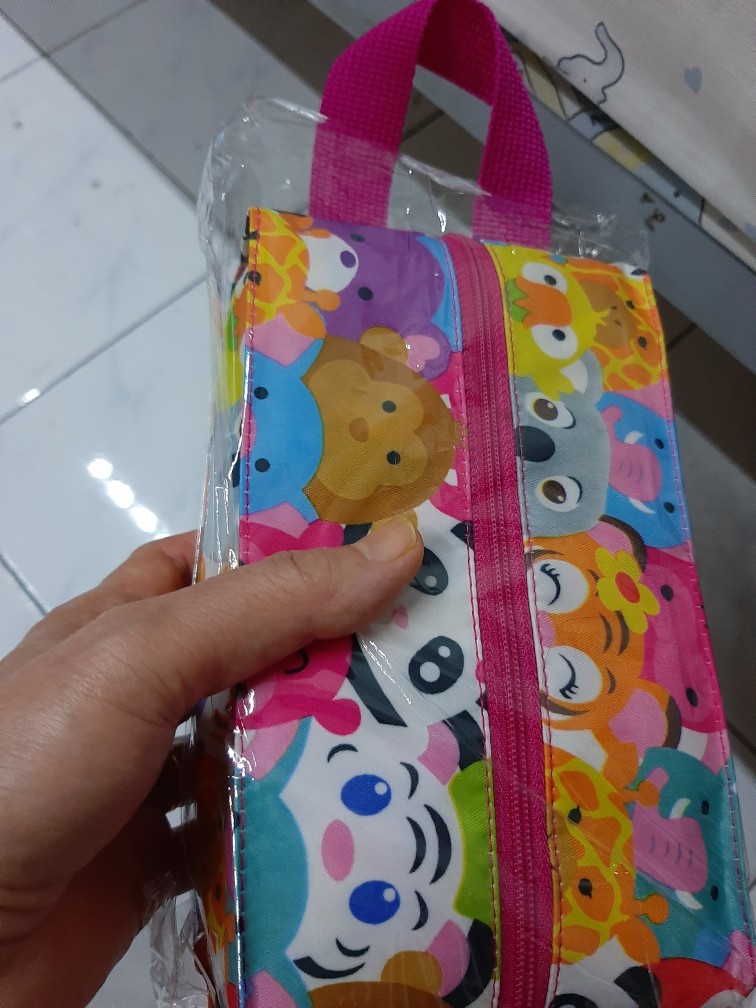 Tempat Tissue Basah Dan Kering 2in1 3in1 4in1 Panda Pink