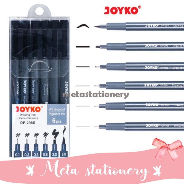 

Drawing Pen / Pena Gambar Joyko DP-298S (6 Pc)