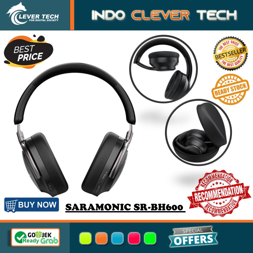 Saramonic SR-BH600 Wireless Active Noise-Cancelling Headphones