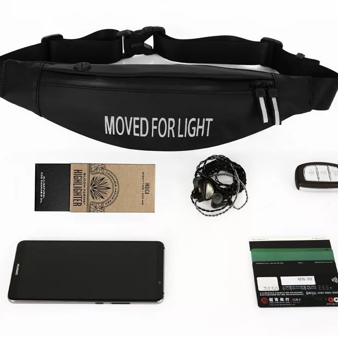 Tas Selempang Pinggang Waterproof Sports Waistbag Moved For Light MFL4