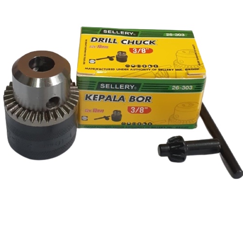 SELLERY DRILL CHUCK 3/8 26-303 / KEPALA BOR 10 mm