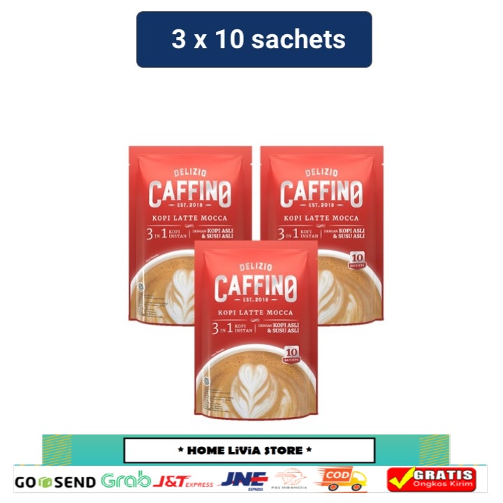 

Caffino Kopi Latte Mocca Pouch (10x20g) x 3