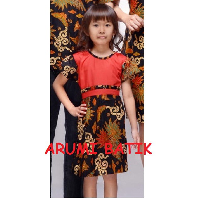 Diskon Dress / Terusan / Baju Batik Anak Perempuan 2450 E3BjGztQDlMMo