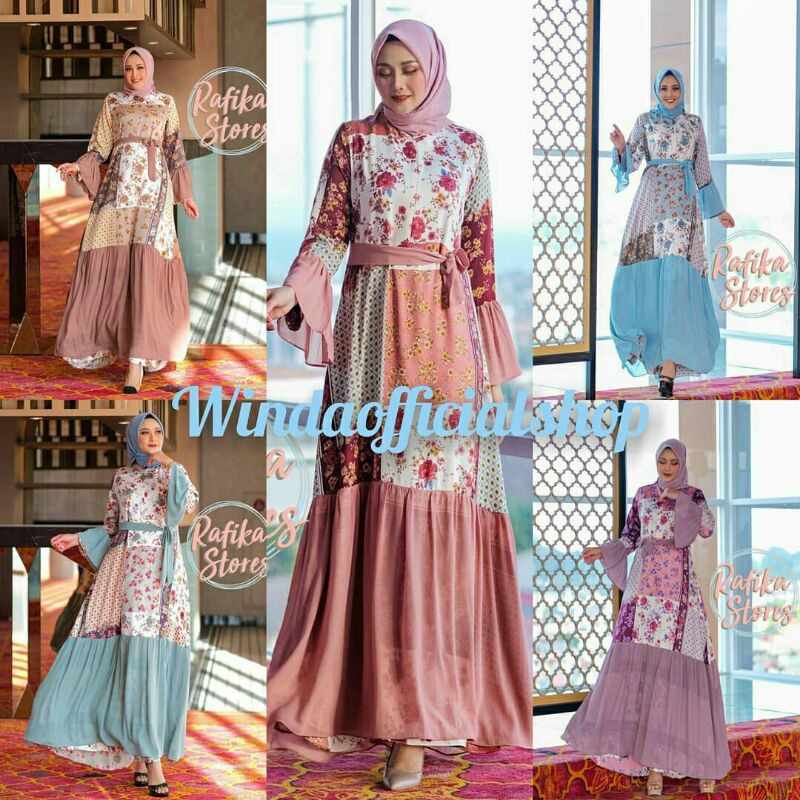 KARINA DRESS BY RAFIKA STORES ORIGINAL