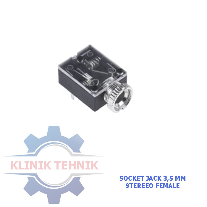 SOCKET PCB 3.5MM FEMALE MINI STEREO JACK