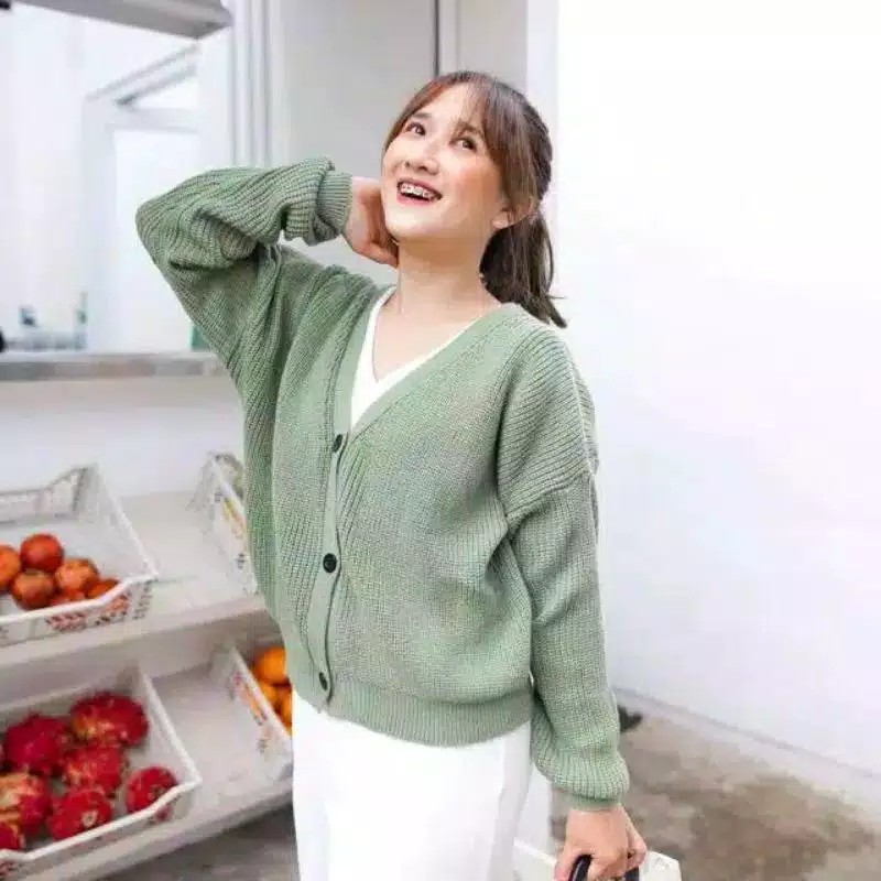 WOLLY CROP/CARDIGAN CROP/SWEATER CROP