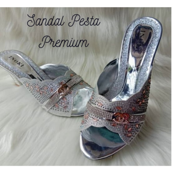 SANDAL PESTA WANITA /SENDAL PESTA HAK TAHU HEELS ANAK PEREMPUAN UNTUK KONDANGAN &amp; SESERAHAN