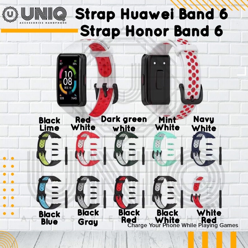 Nike Strap Huawei Band 6 Honor Band 6 Tali Smartwatch Sport Honor Band 6 Huawei Band 6 Premium Quali