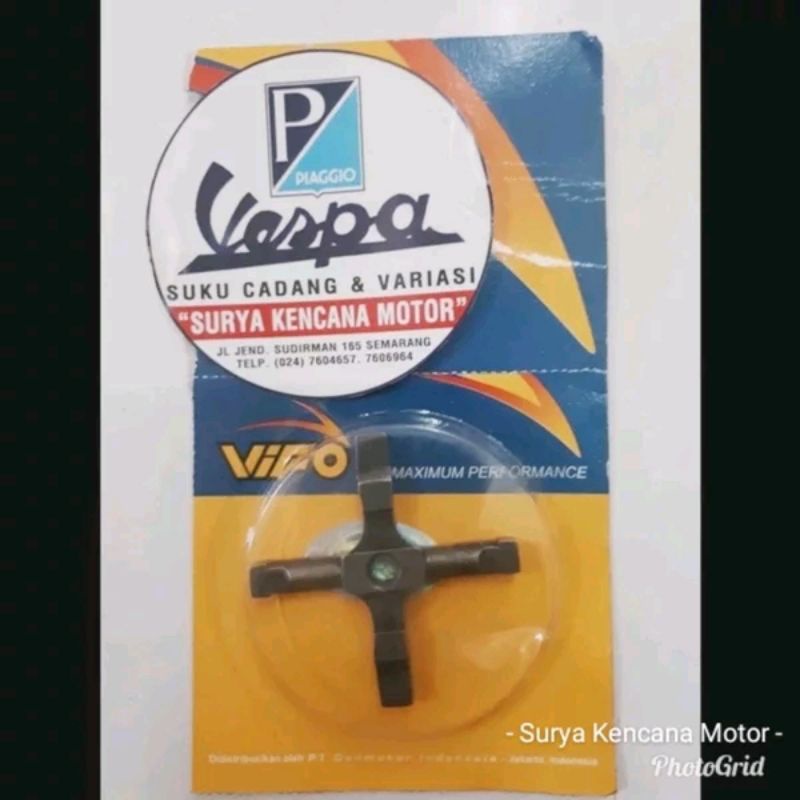 Gigi silang kres prapatan palang empat Vespa Ndog tahun tua VBB Vifo