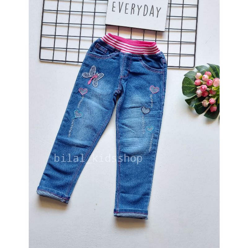 CELANA JEANS PANJANG ANAK PEREMPUAN 1-12TH