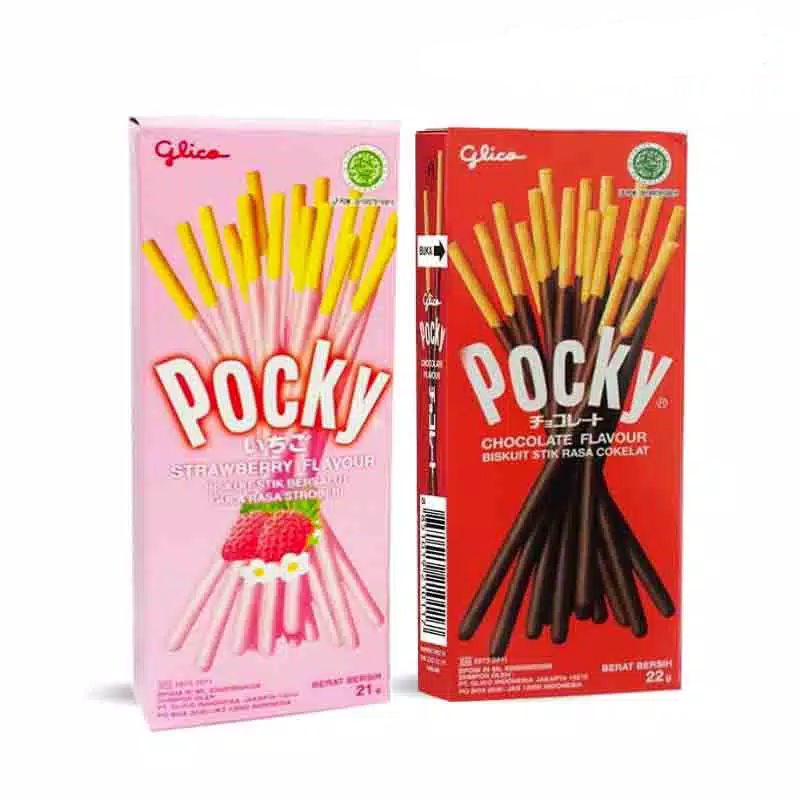 

GLICO POCKY STICK WAFER / STICK BISKUIT BERSALUT KRIM LEZAT