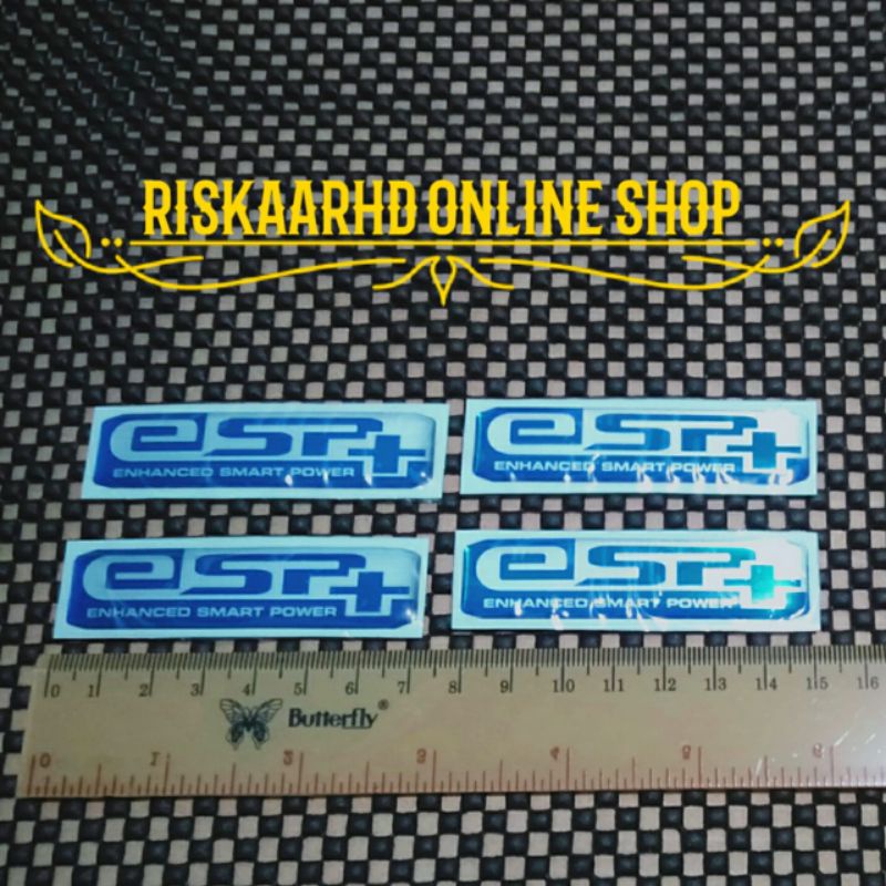 Sticker ESP+ Biru Pcx 160 Vario 160 Box Filter