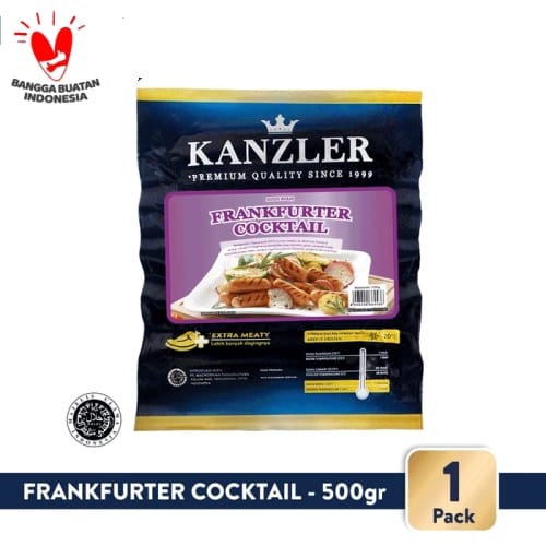 FRANKFURTER COCKTAIL KANZLER 500GR SOSIS KOKTAIL HALAL