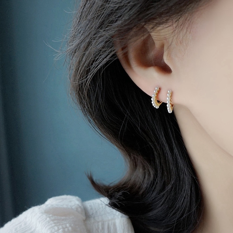 Anting Tusuk Mutiara Untuk Wanita