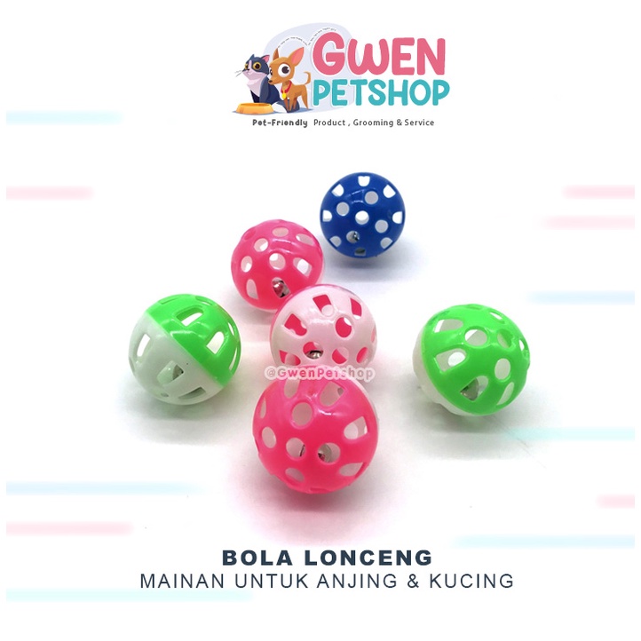 Mainan Kucing - Bola LONCENG KECIl