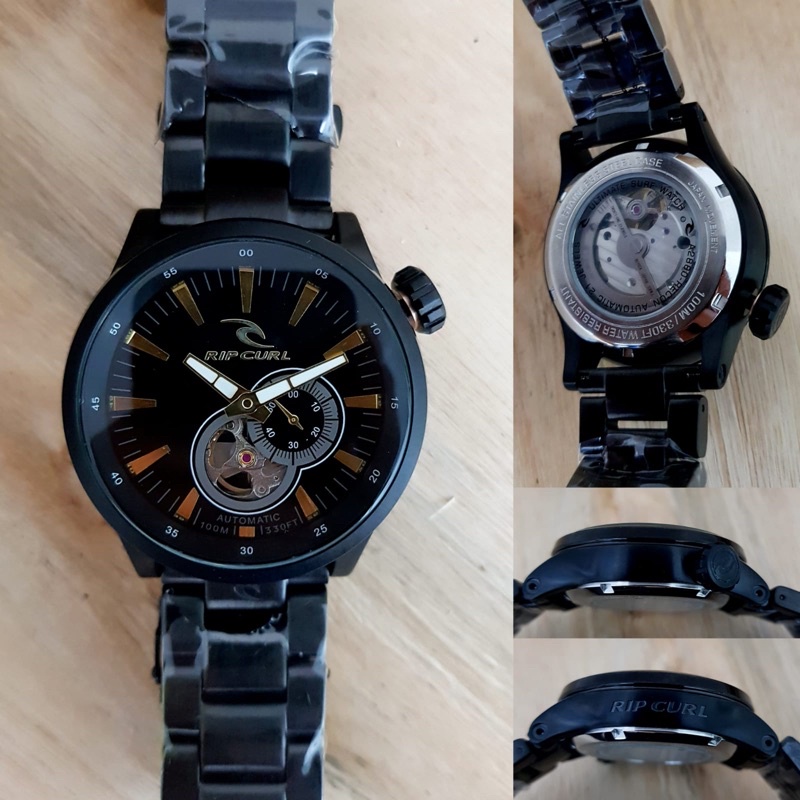 jam tangan pria RIPCURL RECON automatic all stell include box