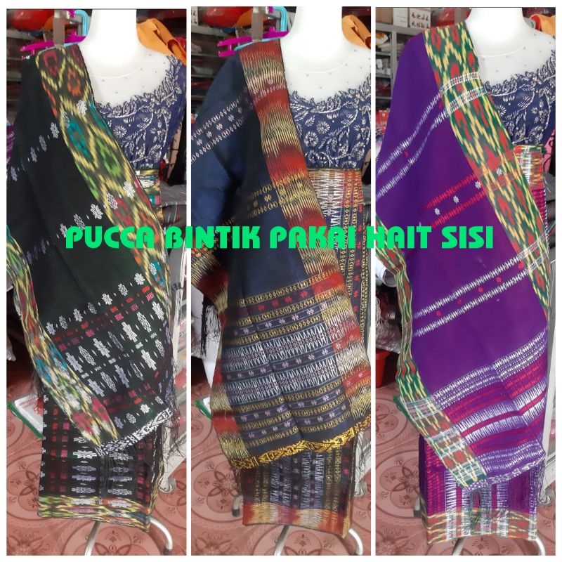Songket Pucca Bintik Etnik Batak Pakai  Hait Sisi Maulana