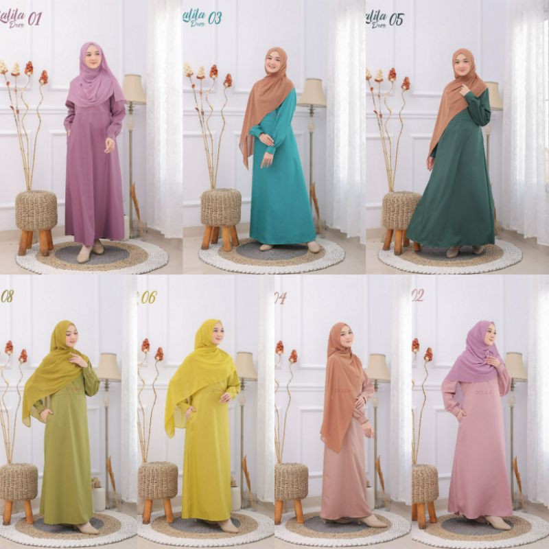 GAMIS KATUN KALILA DRESS BY D'OLEA