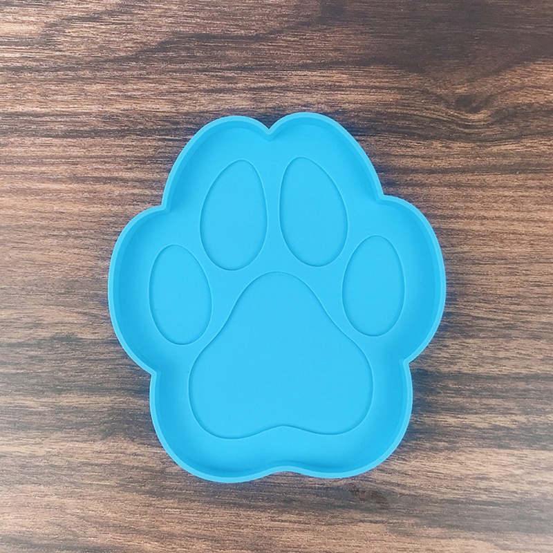 SIY  Dogs Paw Coaster Epoxy Resin Mold Cup Mat Pad Silicone Mould DIY Crafts Decorations Ornaments Casting Tool