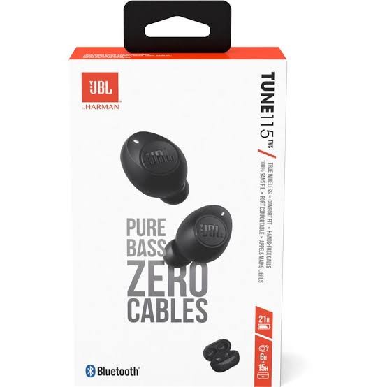 JBL Tune 115 / T115 TWS True Wireless Earphones Garansi Resmi