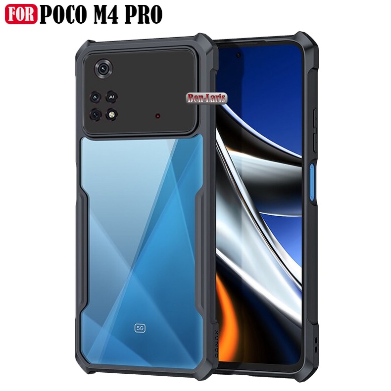 Hardcase Poco M4 Pro Shockproof Transparant Protect Camera