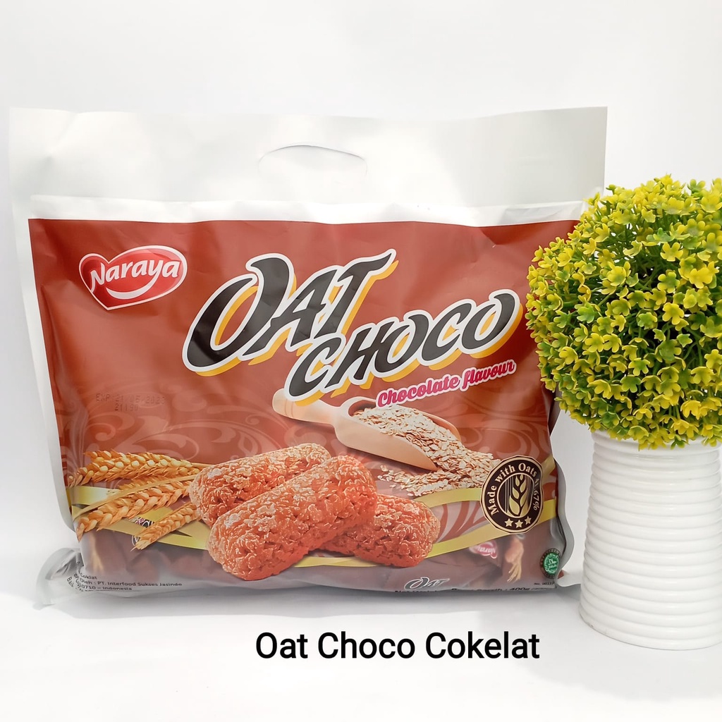 

OAT CHOCO 1 PCS ISI 40 - Oat Choco Pandan/Oat Choco Cokelat/Oat Choco Mix/Oat Sweet Potato