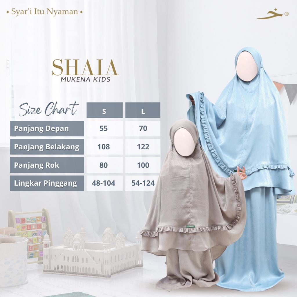 Khadijah Indonesia - Mukena Shaia Kids