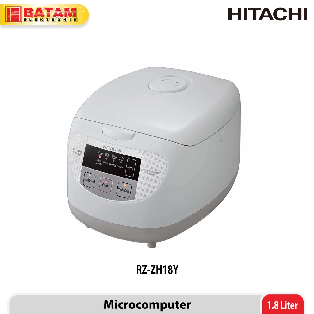 Rice Cooker HITACHI 1.8 Liter RZ-ZH18Y Putih