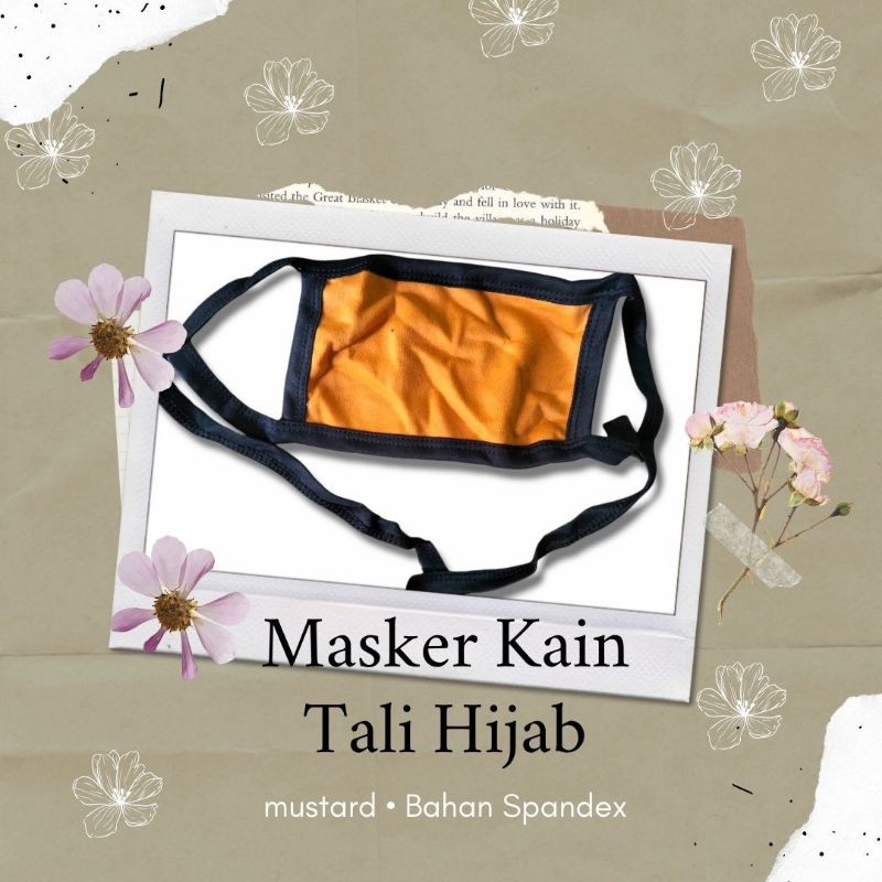 Masker Kain | Masker Hijab | Masker Hijab Kain