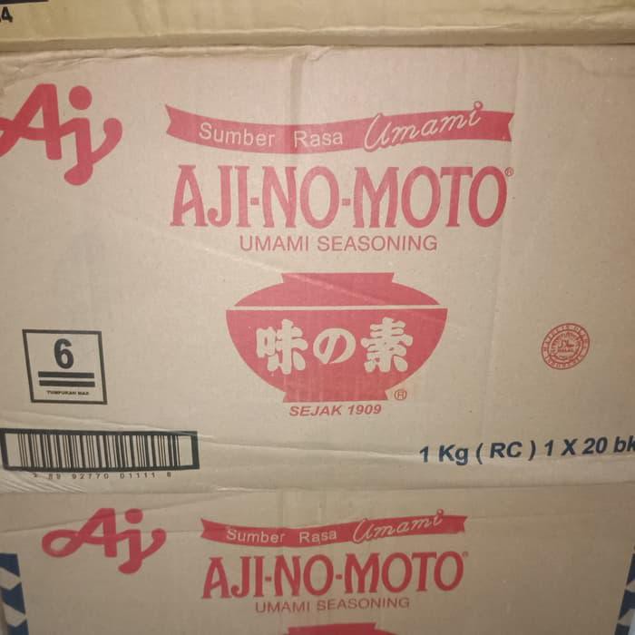 Paling Laku Penyedap Rasa Ajinomoto 1Kg Per Dus 1 Dus Isi 20Bungkus Terupdet