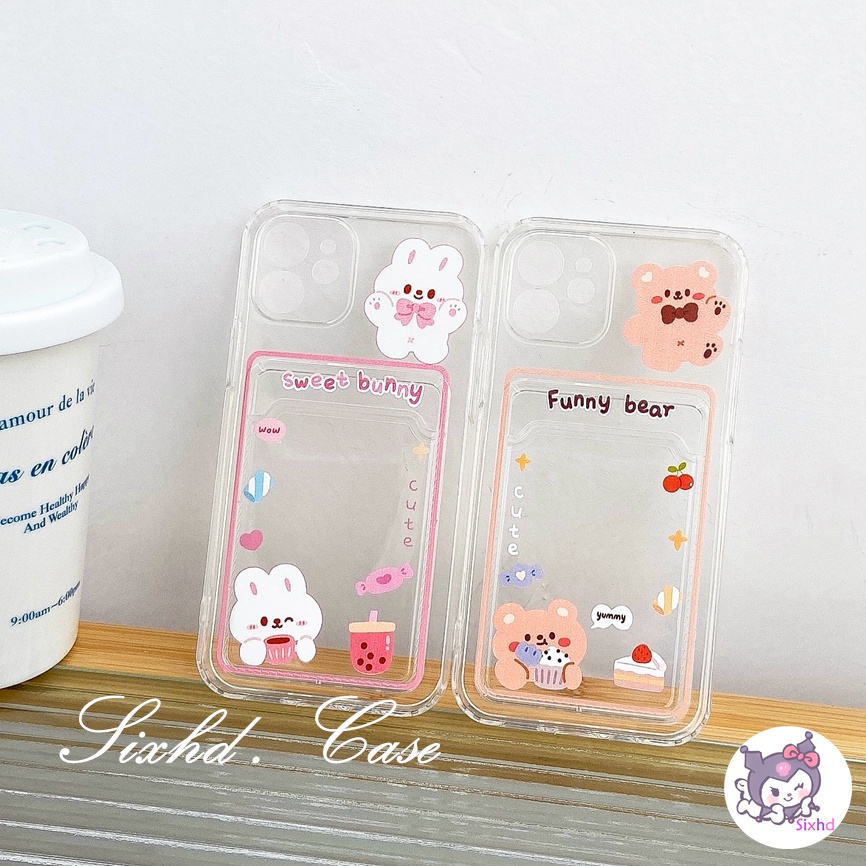 Redmi Note 12 11s 10s 11 10 9 8 12Pro Redmi 12C 10C 10A 10 9C A1 A1+ 9T 9A 9 Xiaomi 12 Lite 11 Lite 11T Pro Poco C40 M3 X5 X3Pro sixhd Put on Photos Phone Case Cute Cartoon Rabbit Pattern Soft Cases Cover