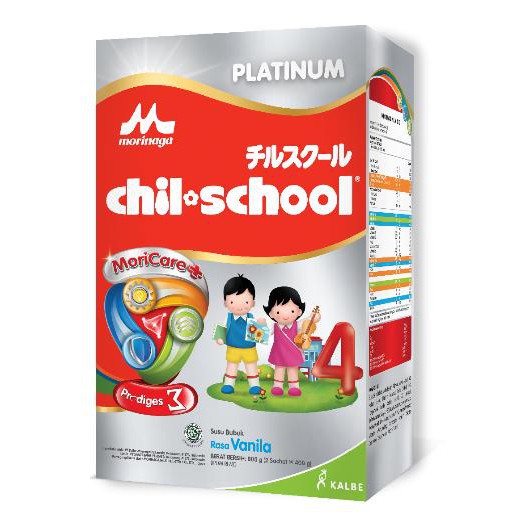 CHIL SCHOOL PLATINUM MORICARE VANILA 800 GR /Susu Pertumbuhan Anak bubuk