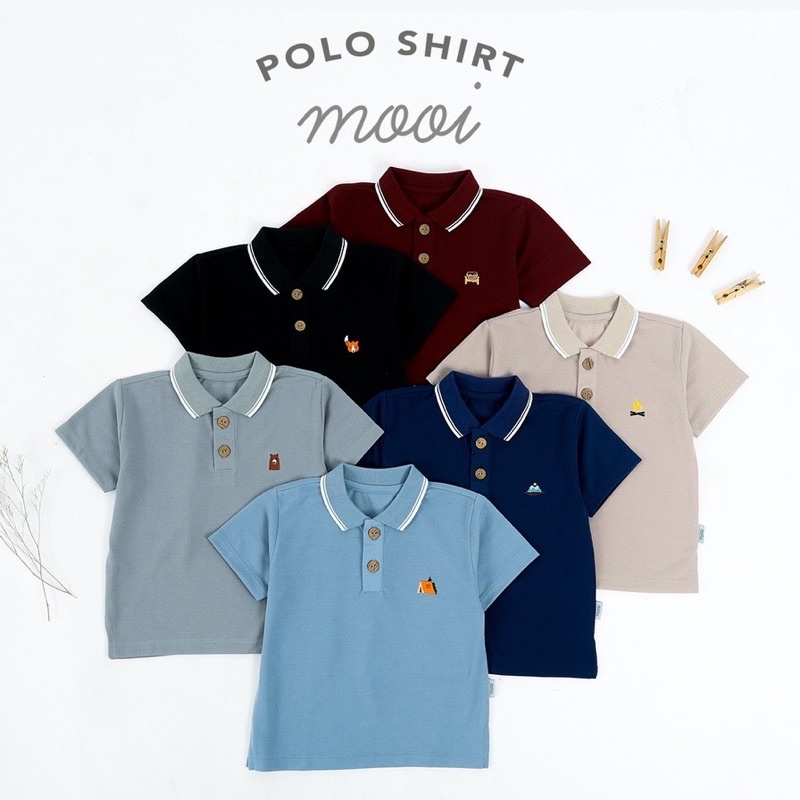 MOOI POLO SHIRT - Kaos kerah anak / kemeja anak 1-8 Tahun