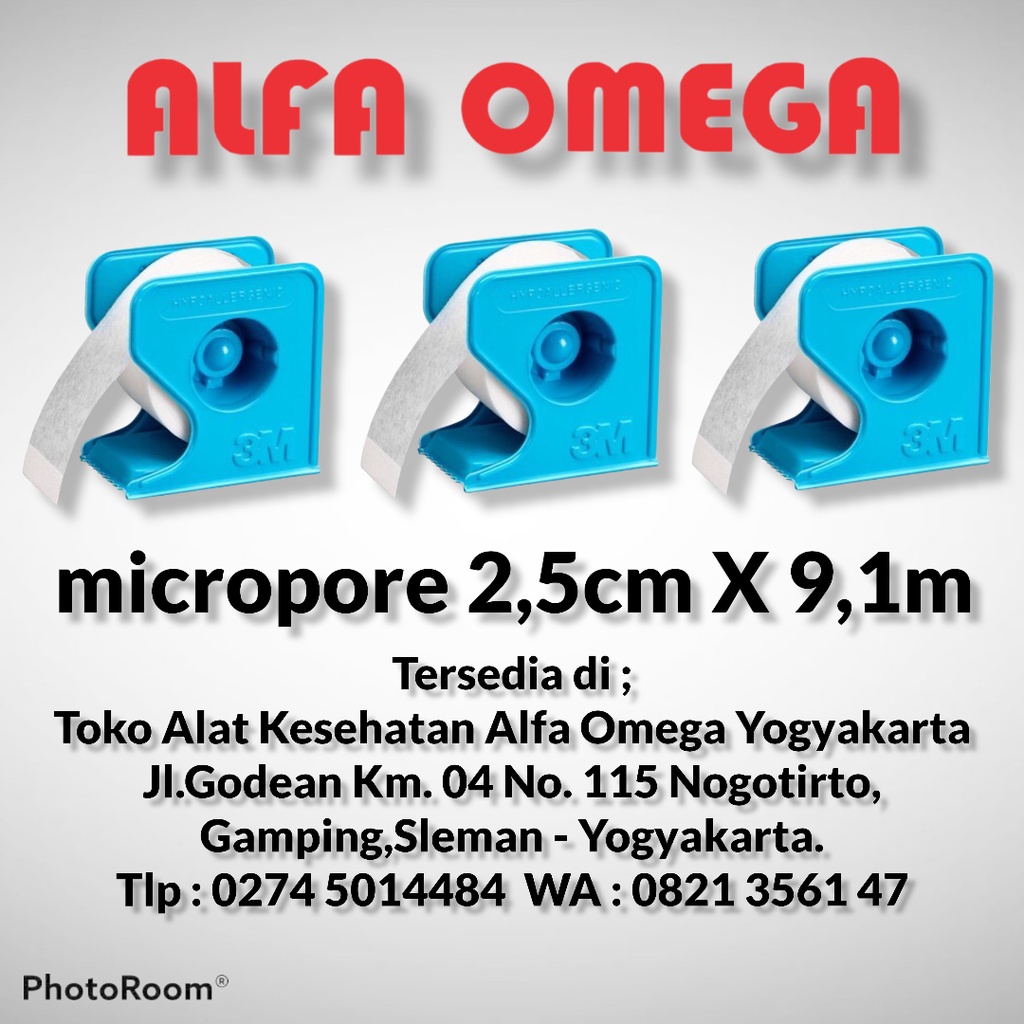 Micropore 2,5cm X 9,1m Harga Eceran